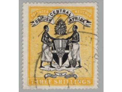 Britská střední Afrika 1895, Mi. 26, O 3 s