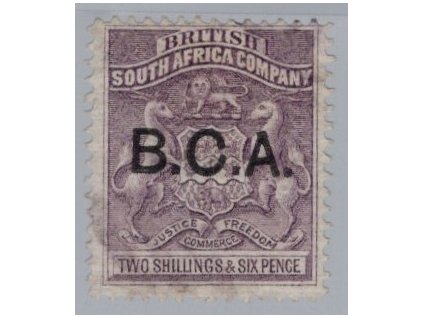 Britská střední Afrika 1891, Mi. 8, O 2,6 s