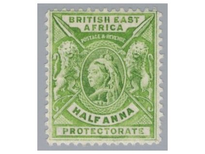 Britská východní Afrika 1896, Mi. 58, x 0,5 d, obrácená průsvitka!