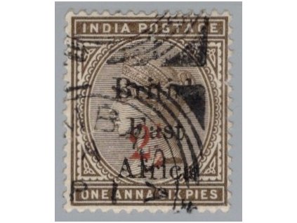 Britská východní Afrika 1895, Mi. 57, O 2,5 / 1,6 A