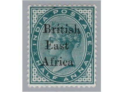 Britská východní Afrika 1895, Mi. 42, x 0,5 A přetisk