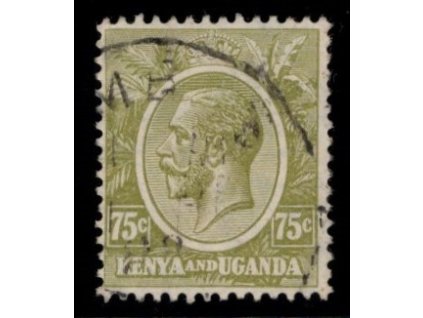 Keňa a Uganda 1922, Mi. 9, O 75 c