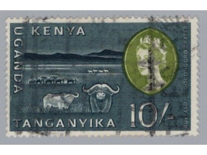 K.U.T. (Keňa, Uganda, Tanganika) 1960, Mi. 122, O 10 s