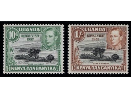 K.U.T. (Keňa, Uganda, Tanganika) 1952, Mi. 88-9, xx Návštěva