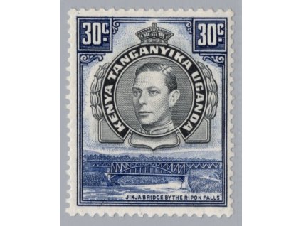 K.U.T. (Keňa, Uganda, Tanganika) 1938, Mi. 62D, xx 30 c
