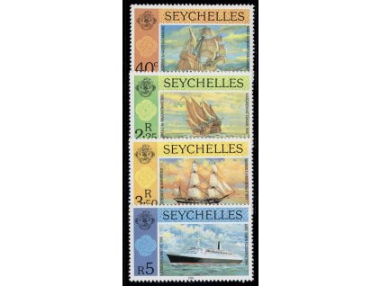 Seychely 1981, Mi. 474-7, xx Lodě