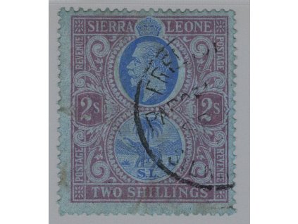 Sierra Leone 1912, Mi. 94, O 2 s Slon