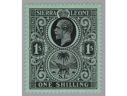 Sierra Leone 1912, Mi. 93, x 1 s Slon