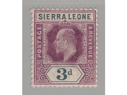 Sierra Leone 1904, Mi. 60, x 3 d