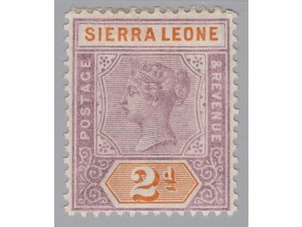 Sierra Leone 1896, Mi. 27, x 2 d
