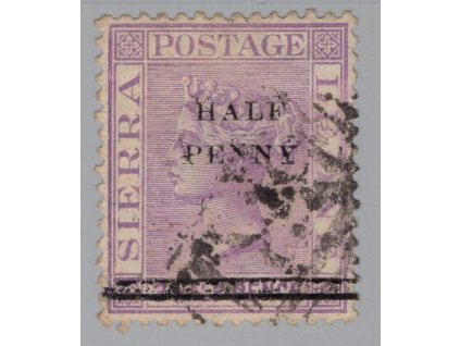 Sierra Leone 1893, Mi. 23, O 0,5 / 1,5 d