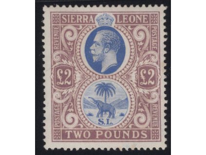 Sierra Leone 1912, Mi. 98, x 2£ (KC SG 950£)