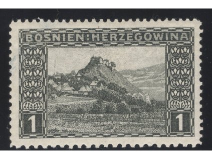 Rakousko - Bosna a Hercegovina 1906, Mi. 29, x 1 h, Řz 12:12:10:12