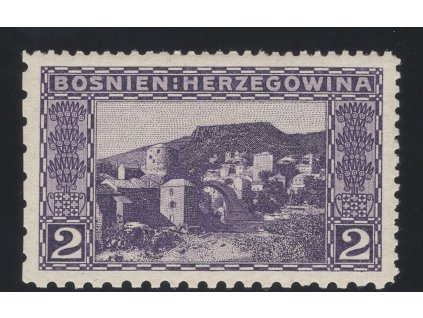 Rakousko - Bosna a Hercegovina 1906, Mi. 30, x 2 h, Řz 12:12:9:6