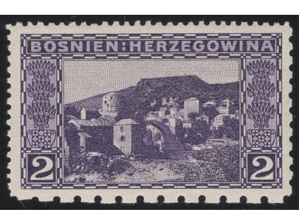 Rakousko - Bosna a Hercegovina 1906, Mi. 30, x 2 h, Řz 12:9:6:12