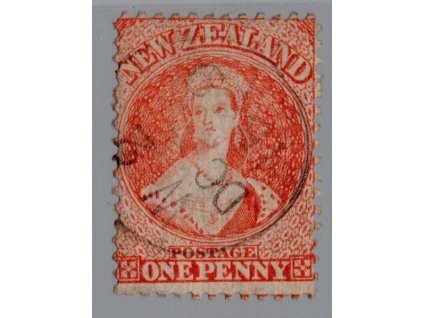 Nový Zéland 1864, Mi. 18b, O 1d
