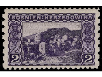 Rakousko - Bosna a Hercegovina 1906, Mi. 30, x 2 h, Řz 9:6:9:6