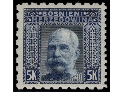 Rakousko - Bosna a Hercegovina 1906, Mi. 44, x 5 K, Řz 6:9:6:6