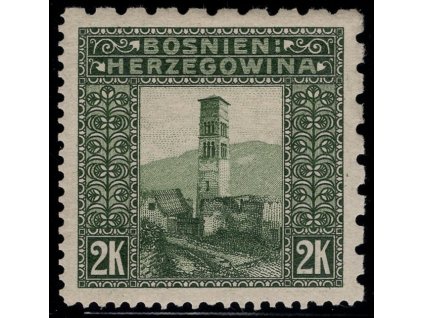 Rakousko - Bosna a Hercegovina 1906, Mi. 43-4, x 2 a 5 K, Řz 6:6:12:12