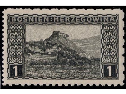 Rakousko - Bosna a Hercegovina 1906, Mi. 29-31, x 1-3 h, Řz 6:6:9:12