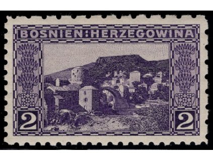 Rakousko - Bosna a Hercegovina 1906, Mi. 30, x 2 h, Řz 6:6:9:9