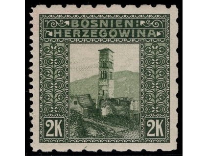 Rakousko - Bosna a Hercegovina 1906, Mi. 43, x 2 K, Řz 6:6:6:12