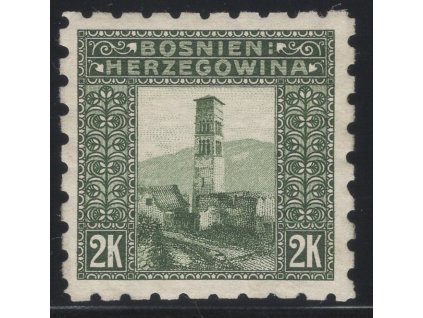 Rakousko - Bosna a Hercegovina 1906, Mi. 43, xx 2 K, Řz 6:6:6:6