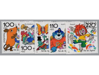 Německo - Spolková republika 1998, Mi. 1990-4, O Dětem (xx lep)
