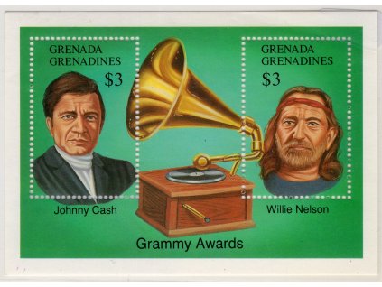 Grenadské Grenadiny 1992, Mi. Bl. 253, xx A Johnny Cash