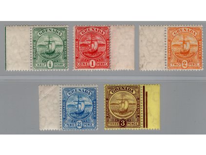 Grenada 1906/8, Mi. 61-5, xx Loď