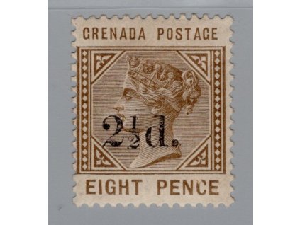 Grenada 1891, Mi. 31, x 2,5d/8d