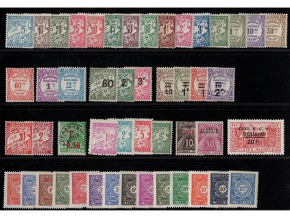 Alžírsko Doplatní 1926-55, Mi. P 1-48 (komplet), x (levné zdarma)