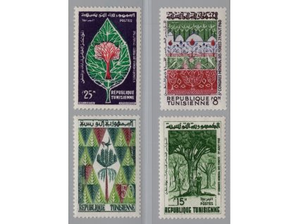 Tunis 1960, Mi. 567-70, xx Stromy