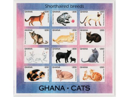 Ghana 1994, Mi. 1994-2005, xx Kočky