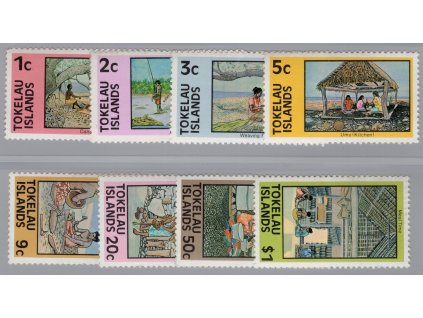 Tokelau 1976, Mi. 42-9, xx výplatní