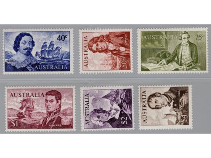 Austrálie 1966, Mi. 374-9, xx Osobnosti