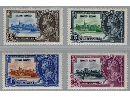 Čína - Hong Kong 1935, Mi. 132-5, x Hrad Windsor