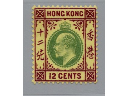 Čína - Hong Kong 1903, Mi. 67, xx 12c