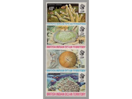 Britské indickooceánské území (BIOT) 1972, Mi. 44-7, xx Koráli