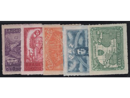 Brazílie 1945, Mi. 671-5, xx Mír (dv)