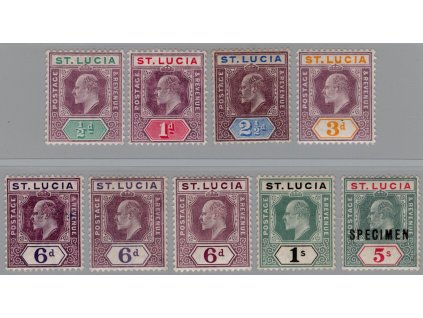 Sv. Lucie 1904, Mi. 40-6, x  Eduard