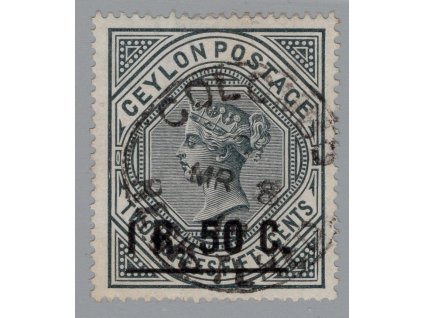 Cejlon 1899, Mi. 129, O 1,5/2,5R