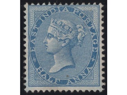 Indie 1865, Mi. 17II, x 1/2A (reparovaný lep)