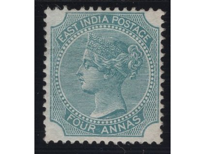 Indie 1866, Mi. 24, x 4A (reparovaný lep)