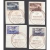 Sudety - Maffersdorf 1938, Mi. 40-43, △ 4 - 20 Kč Letecké, z toho 20 Kč s Řz 13 3/4 - vzácné!, Michel jako razítkovanou ani neuvádí!, O FDC, 2x zkoušené!