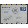 Švédsko 1957, ⌧︎ [první let] Aerogram O SAS First Regular Flight Stockholm - Tokyo via the North Pole