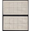 ČSR II 1951, Pof. PL 594-5, (x) Smetana a Dvořák, 10bloky, oba normální perforační rámec, zepředu hezké, vzadu stopy po přichycení