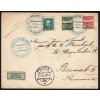 ČSR I Letecké 1930, Pof. L7-8 a dofr., ⌧︎ 1. let Praha - Bukurešť 3.6.1935 (i s původními razítky 1.6.1935), přepraveno jen 196 ks