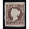 Gambie 1869, Mi. 1, x 4 d, zk. Köhler + Havlas