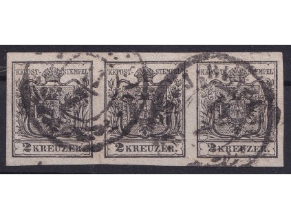 1071 1850 rakousko nr 2hib 3 paska s atestem